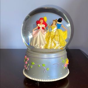 disney princess snow globe